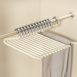 Men's pants hanger - 5 hangers, with anti-slip design, open