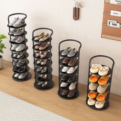 Shelf - A seven-level hat rack, suitable for a closet.