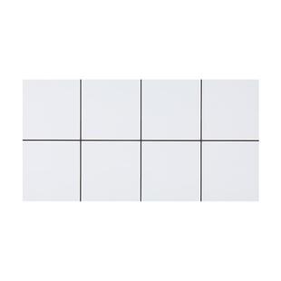 北欧卫生间瓷砖网红小白砖格子亮哑光厨房墙砖厕所浴室洗手间瓷片