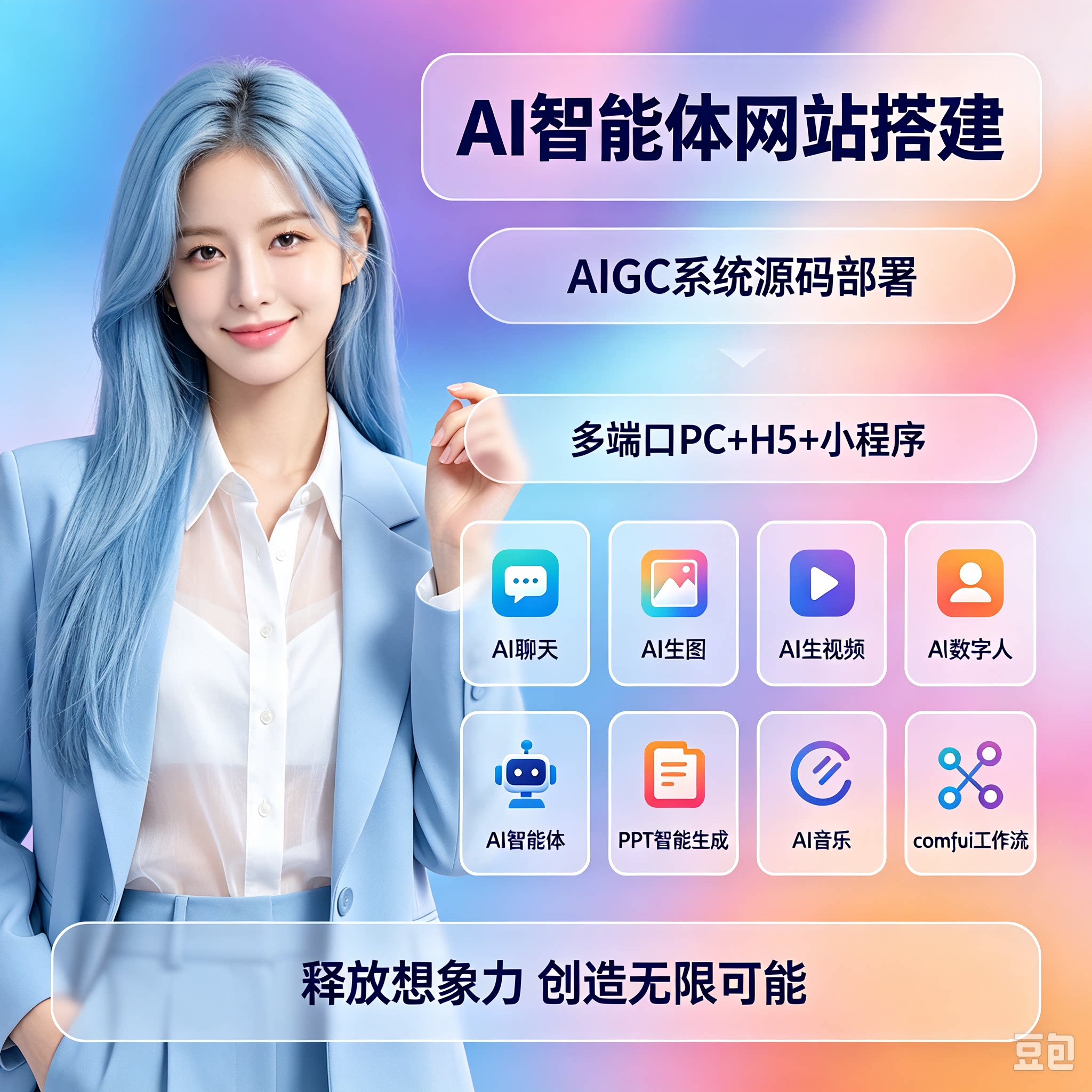 ai自动化脚本智能体软件开发定制AI网站制作 ai视频生成 ai工作流