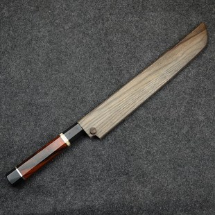 实木刀鞘日式鱼生刀刀鞘多功能刀R鞘木质柳刃刀套