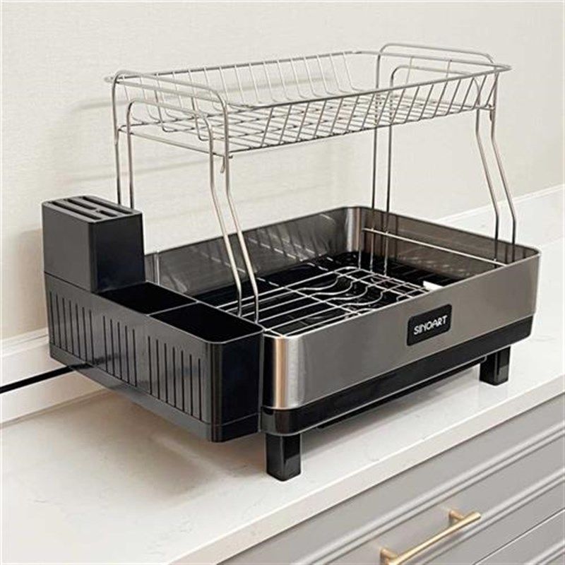 韩式不锈钢厨房碗碟筷餐具收纳沥水架杯子晾碗架双层置地式碗碟架,厨房/烹饪用具,碗架,淘宝优惠券,粉丝福利购,淘宝优惠卷