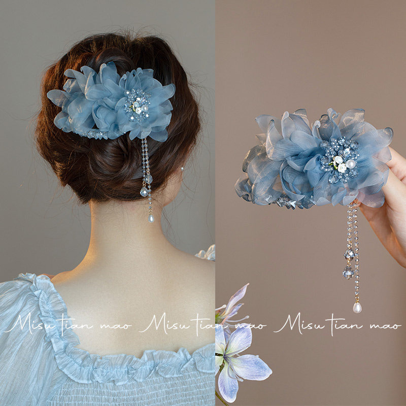 发夹女后脑勺2024新款盘发抓夹花朵可爱发卡一字T夹成人气质鸭嘴,饰品/流行首饰/时尚饰品新,发饰,淘宝优惠券,粉丝福利购,淘宝优惠卷