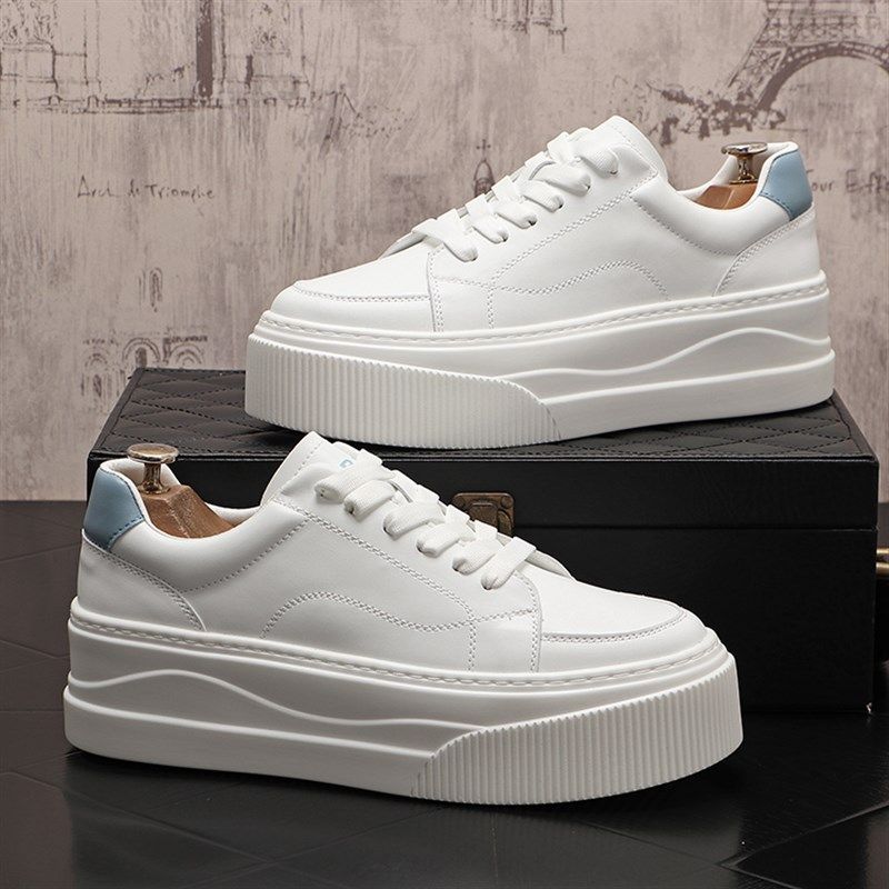 板鞋男厚底小白鞋j男韩版时尚百搭休闲鞋男简约增高松糕鞋青年鞋,流行男鞋,休闲板鞋,淘宝优惠券,粉丝福利购,淘宝优惠卷