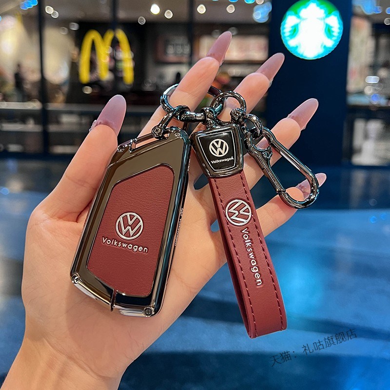 适用24款大众id3汽车钥匙套id4x壳高尔夫扣揽巡揽境速腾凌渡l途昂