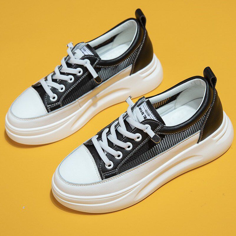 网鞋女夏天小白鞋百搭鞋子2024年新款网面透气厚底休闲运动旅游鞋,女鞋,时尚休闲鞋,淘宝优惠券,粉丝福利购,淘宝优惠卷