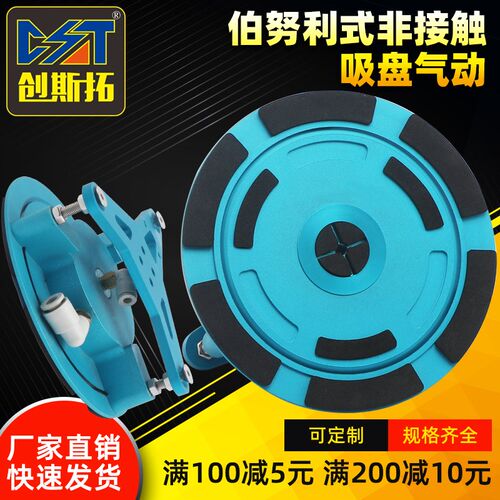 非接触式真空吸盘BG100mm 120mm伯努利P式电子元件光伏吸盘工业
