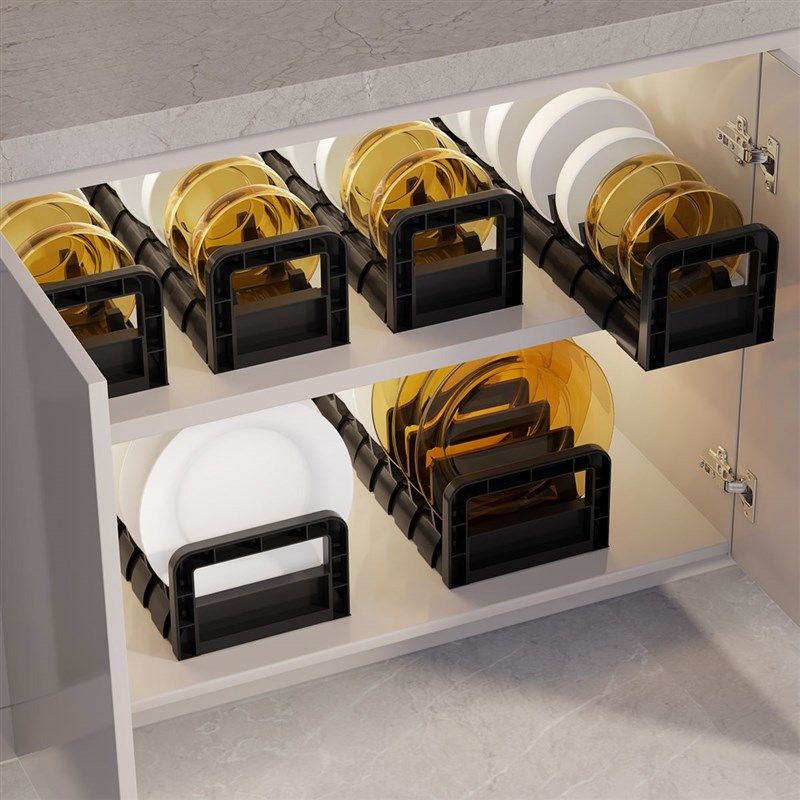 碗架抽屉内置厨房橱柜碗碟收纳架沥水架碗盘置物架家用厨柜板改造,厨房/烹饪用具,碗架,淘宝优惠券,粉丝福利购,淘宝优惠卷