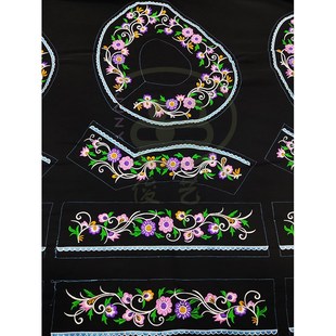 布依族服装民族风DIY刺绣少数民D族新款绣花套装壮族女装花边机绣