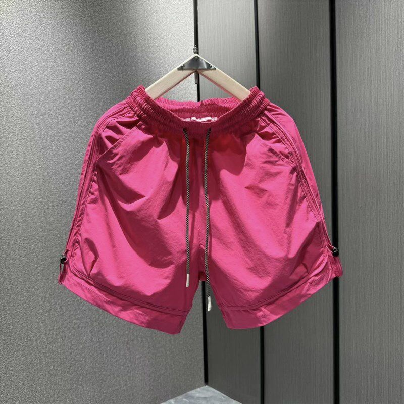 夏季新款轻薄透气冰丝速干u休闲短裤男女款时尚百搭宽松直筒五分,男装,短裤,淘宝优惠券,粉丝福利购,淘宝优惠卷