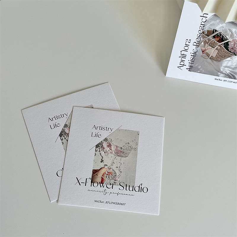 口袋定制〗定制店名浪漫ins风混卡 花艺花店蛋糕烘焙首饰店卡片
