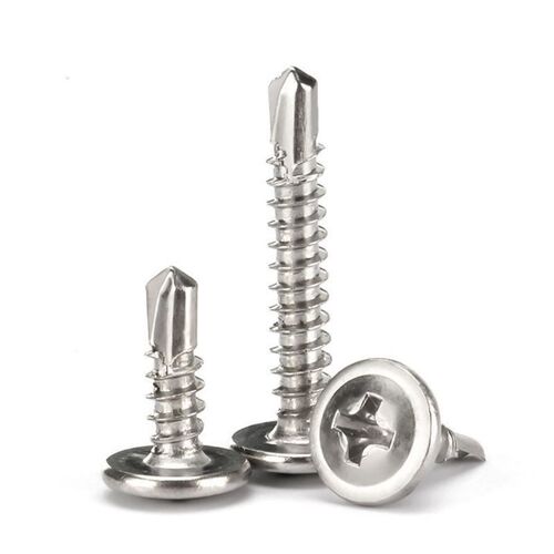 整箱410不锈钢大扁头圆头华司十字钻尾螺丝自攻自钻MR4.X2/M4.8
