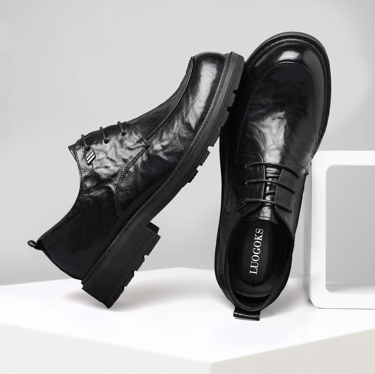 头层羊皮休闲皮鞋男士商务正装鞋软底软面真皮高档轻奢男鞋,流行男鞋,休闲皮鞋,淘宝优惠券,粉丝福利购,淘宝优惠卷