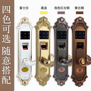 锁智能锁门锁式 RSJ指纹欧锁木子门家用卧室内办公室密码 办公室电