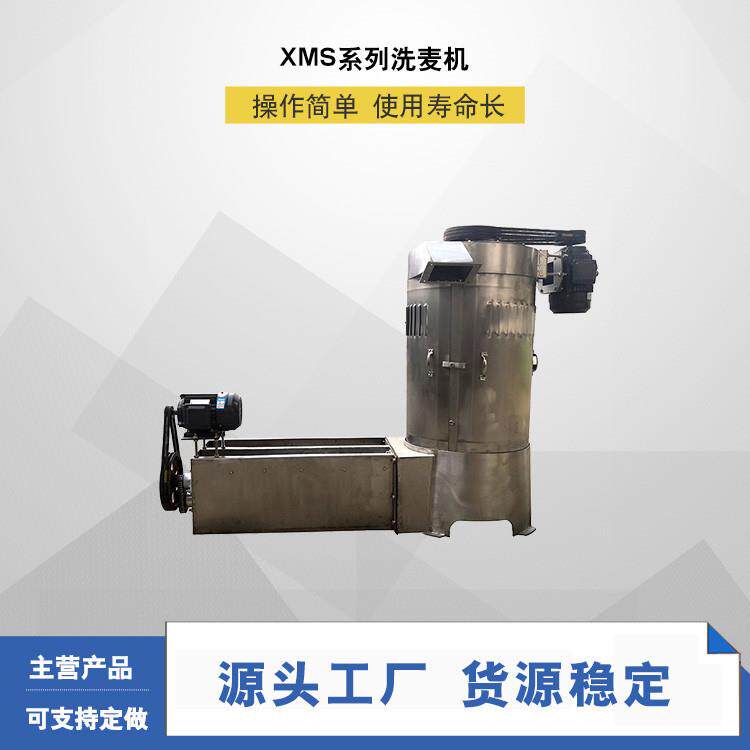 304不锈钢洗麦机厂家去石甩干洗麦机 漯河XMS系列洗麦机