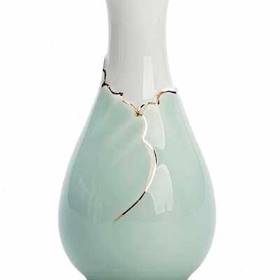 东茶西壶创意青瓷插花小花瓶水养迷你客厅桌面干花水培插花器陶瓷