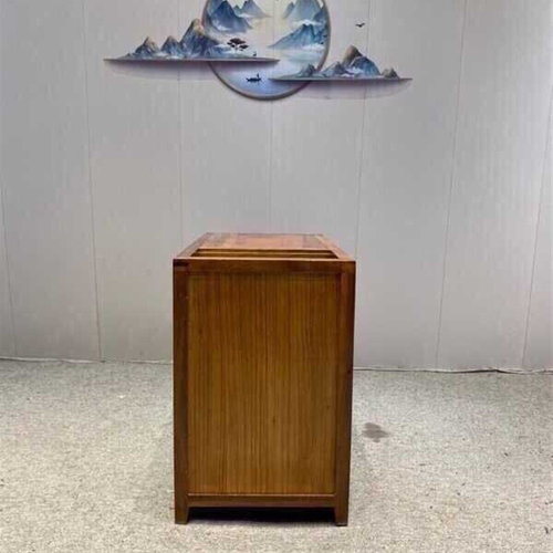 新品新品a爆品新中式茶水柜烧水壶一体A胡桃木茶桌茶台边柜烧水柜