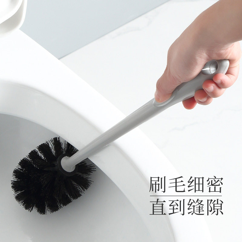 马桶刷家用塑料长柄子免