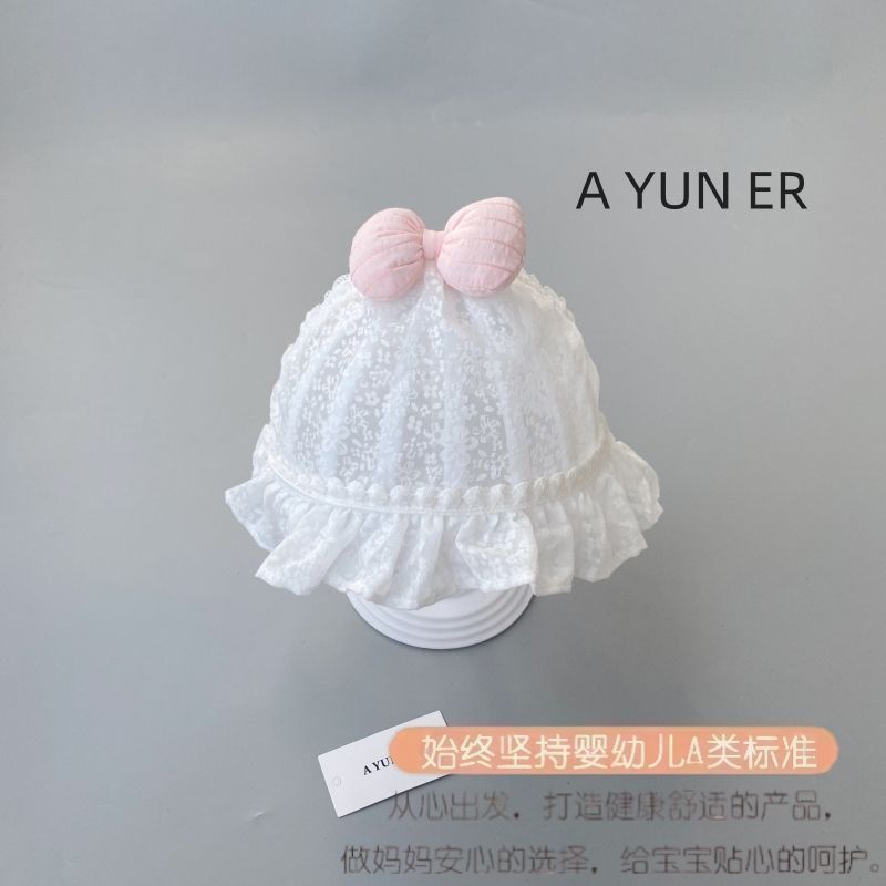 婴儿帽子夏季薄款女宝宝