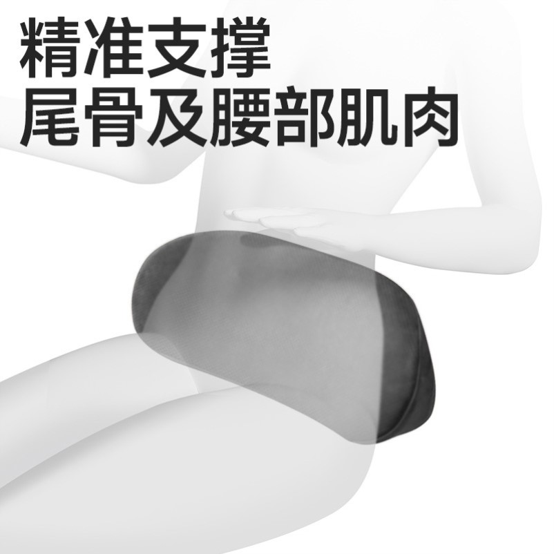 汽车腰靠靠垫薄款腰靠车载腰靠小尾椎护腰真皮纳帕靠垫头枕护腰垫