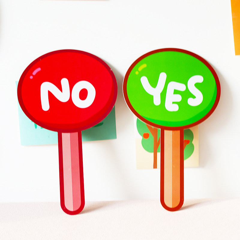 yesno手牌对错手举牌评委打分牌