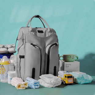 妈咪包多功能大容量背奶包便捷式 防水保温旅行包婴儿尿布包