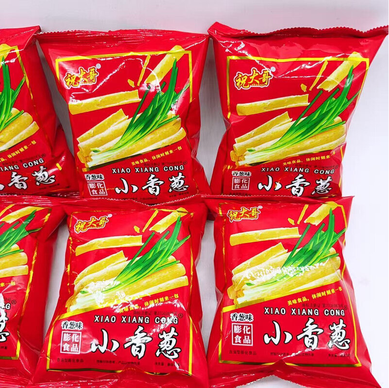 祝大哥含糖小香葱袋装零食500g开封网红校园解馋膨化散称独立小包