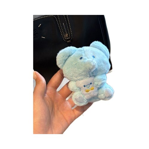 网红毛绒小动物钥匙扣可爱兔子公仔玩具钥匙链爪机包包挂件小礼品 - 封面