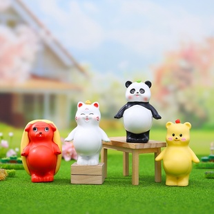 创意卡通手办网红热卖怀孕的动物盲盒潮玩礼物批发家居摆件装饰品