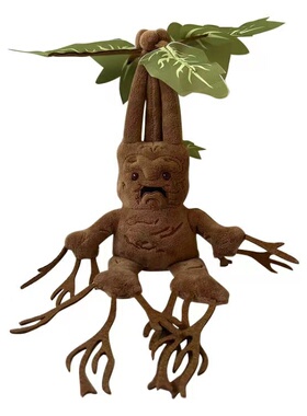 亚马逊热销 哈利波特 Mandrake曼德拉草毛绒玩具音乐公仔玩偶娃娃