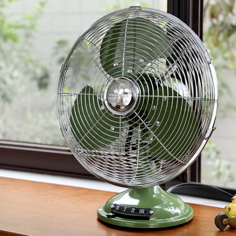 欧式仿古复古铜台扇台式风扇落地扇扇家用办公室精品摇头金属风