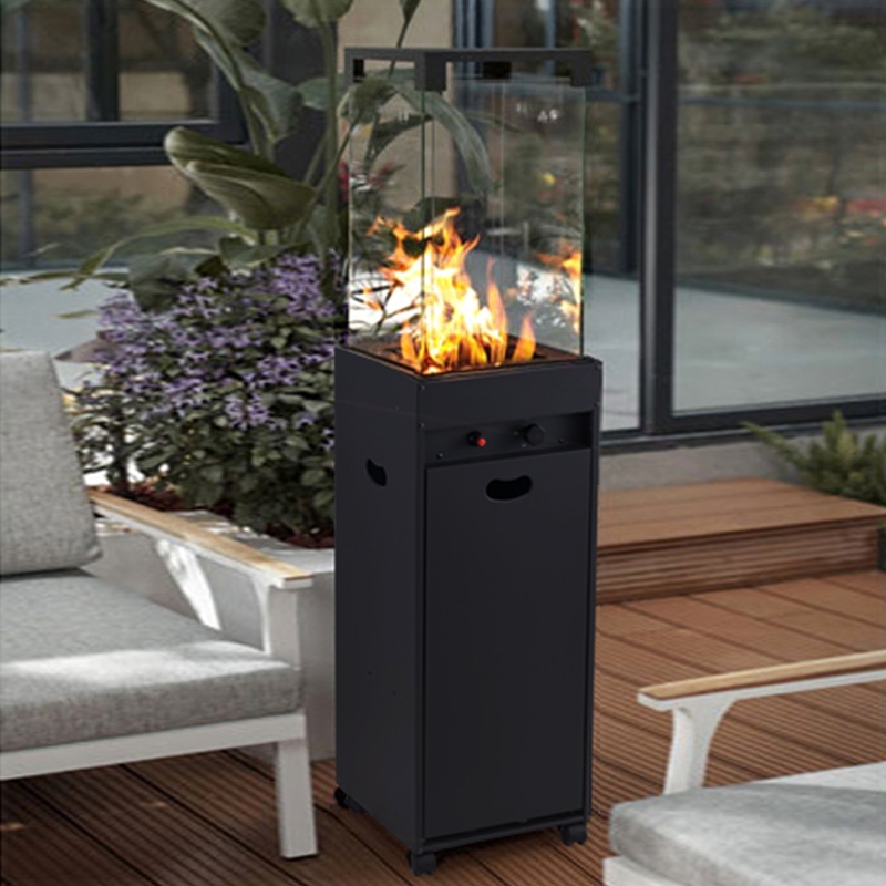户外取暖器燃气真火壁炉酒吧庭院气取暖炉烤火炉露营壁炉液化天然