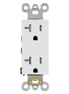 北美系列美规美标家用白色带TR 20A 125V美规墙壁UL