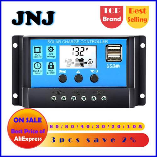 10100A液晶太阳能控制器｜12V24V