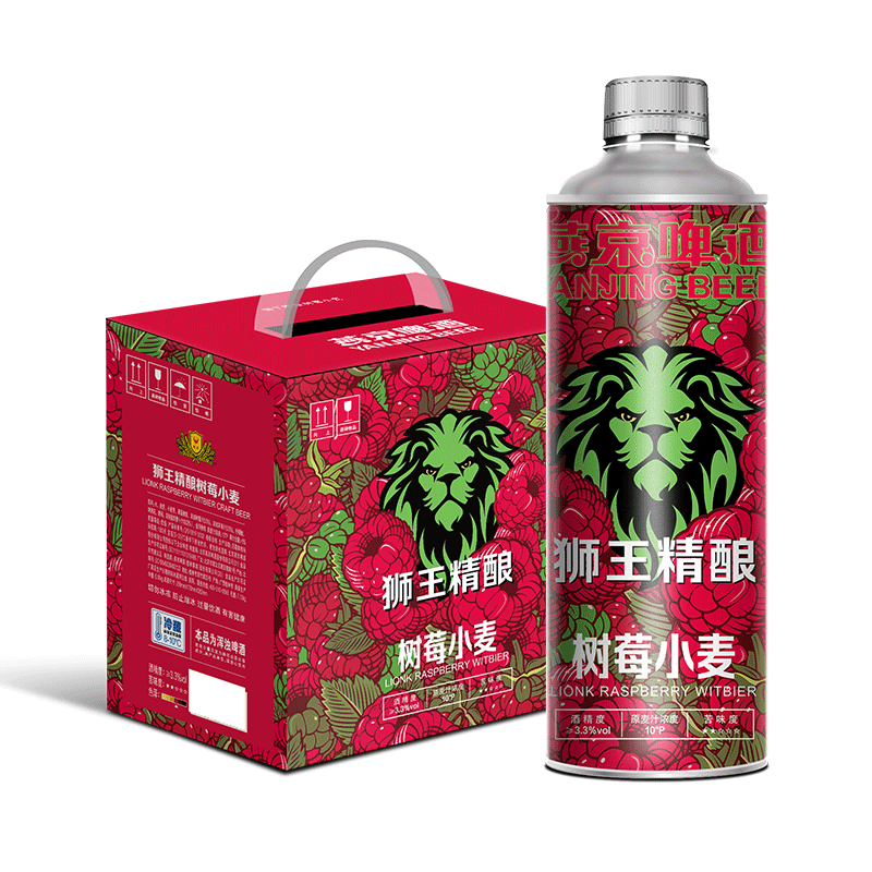 精酿啤酒狮王水果味10