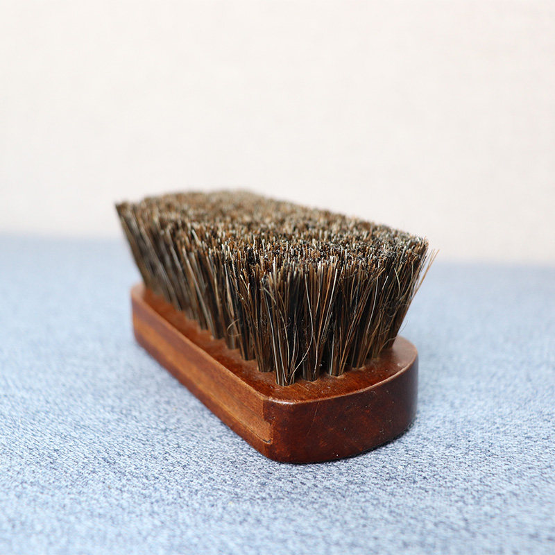 Renapur定制款高档抛光清洁马毛刷皮具护理刷长毛刷马鬃毛鞋刷子