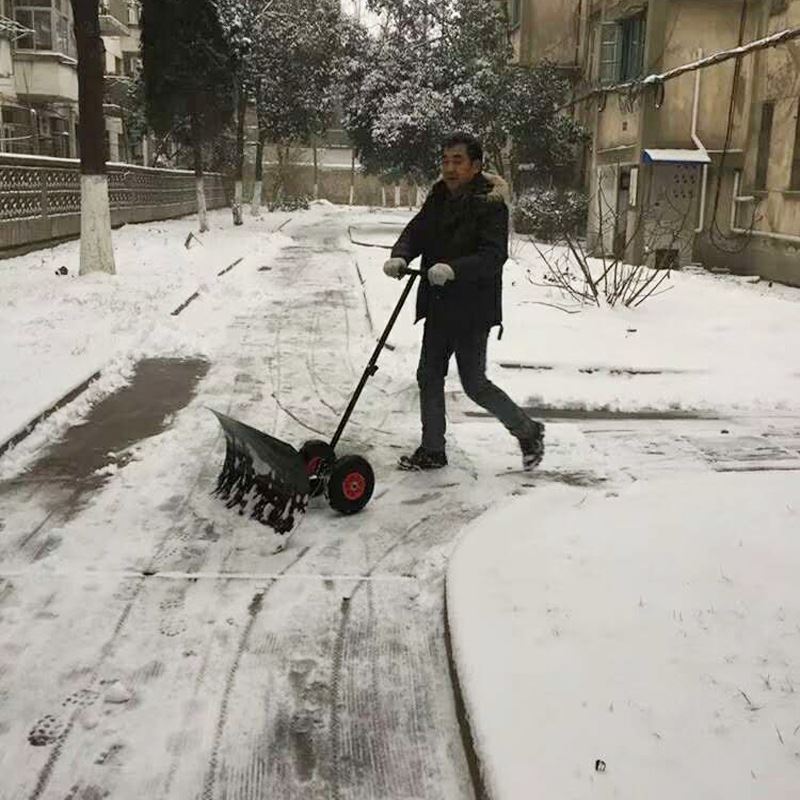 推雪铲手推式铲子人工单手推雪铲铁道路雪铲和环境卫