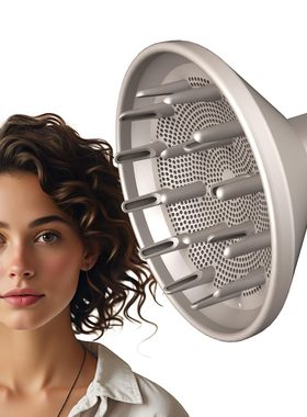 适用于鲨鱼shark flexstyle卷发器风嘴配件 适配鲨克卷发棒扩散风