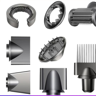适用戴森风嘴顺滑造型风罩滤网清洁刷dyson吹风机宽齿梳扩散风嘴