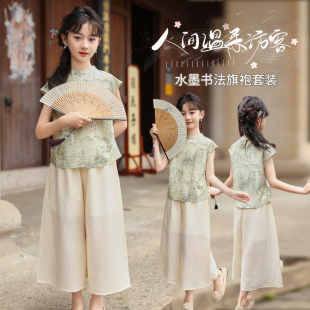 夏季 套装 女大童搭配潮宝潮流潮酷儿童衣服洋气高端甜美ins风潮装