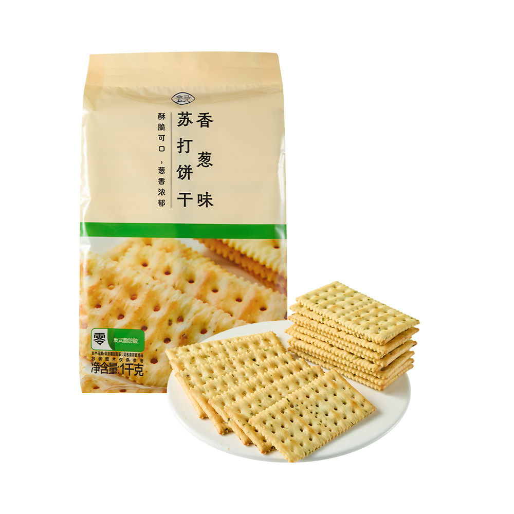盒马 香葱苏打饼干 1kg图片