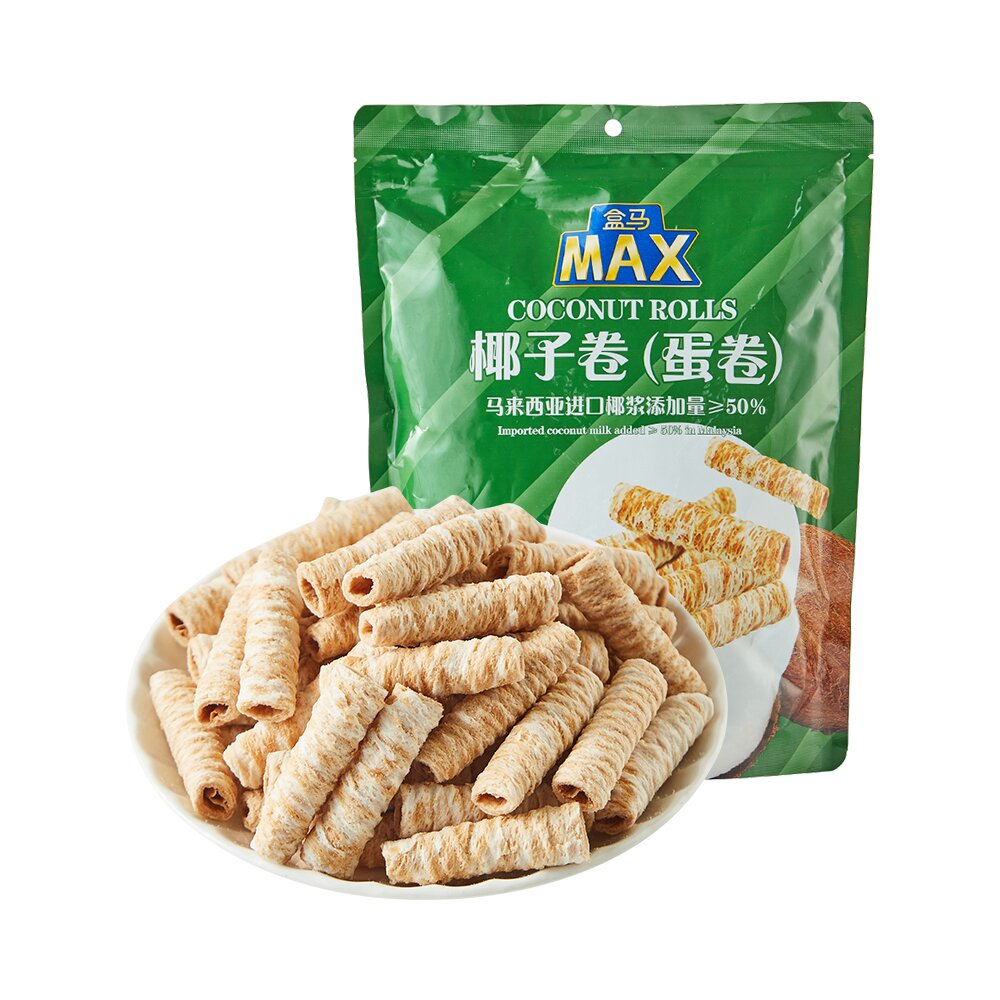 盒马MAX 椰子卷 400g休闲零食小吃
