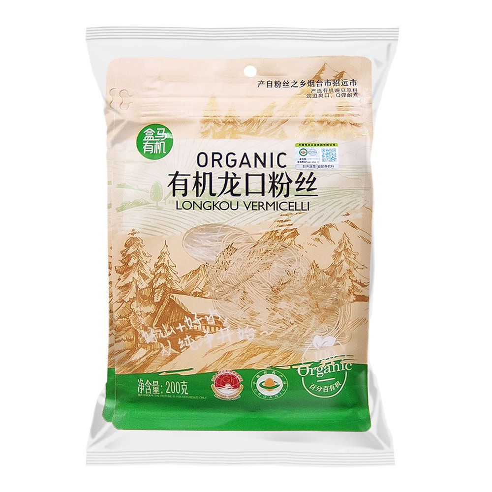 盒马 有机龙口粉丝 200g*2袋