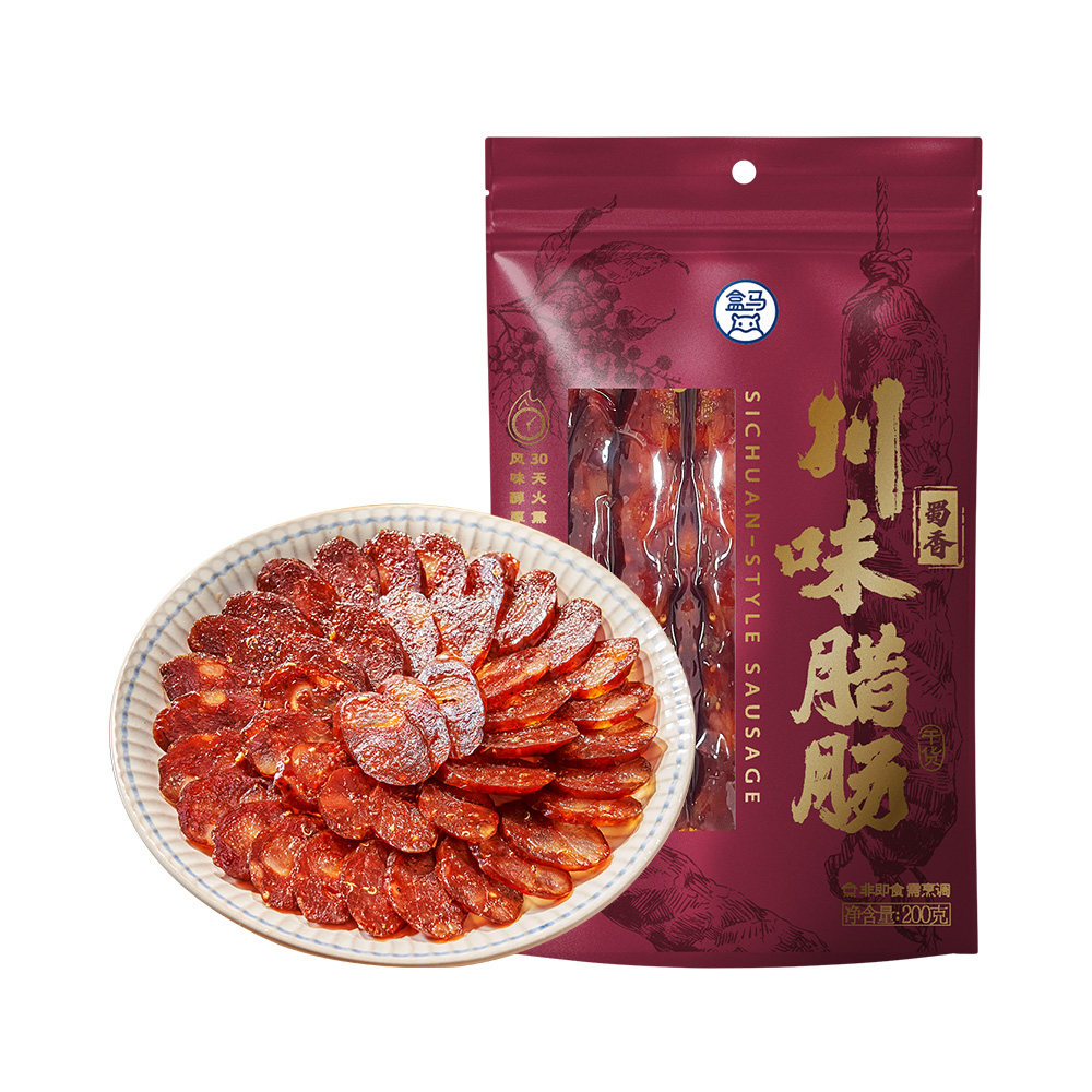 盒马 川味腊肠 200g