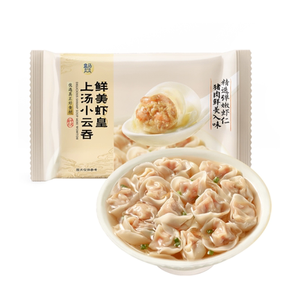 盒马 鲜美虾皇上汤小云吞 1.17kg(144只)速食虾仁鲜肉小馄饨