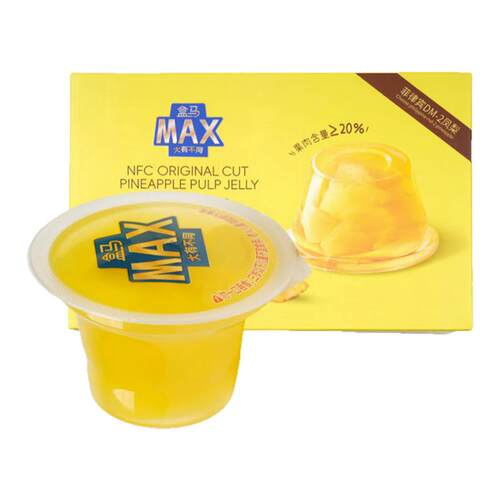 盒马MAX  NFC原切凤梨果肉果冻 1.14kg