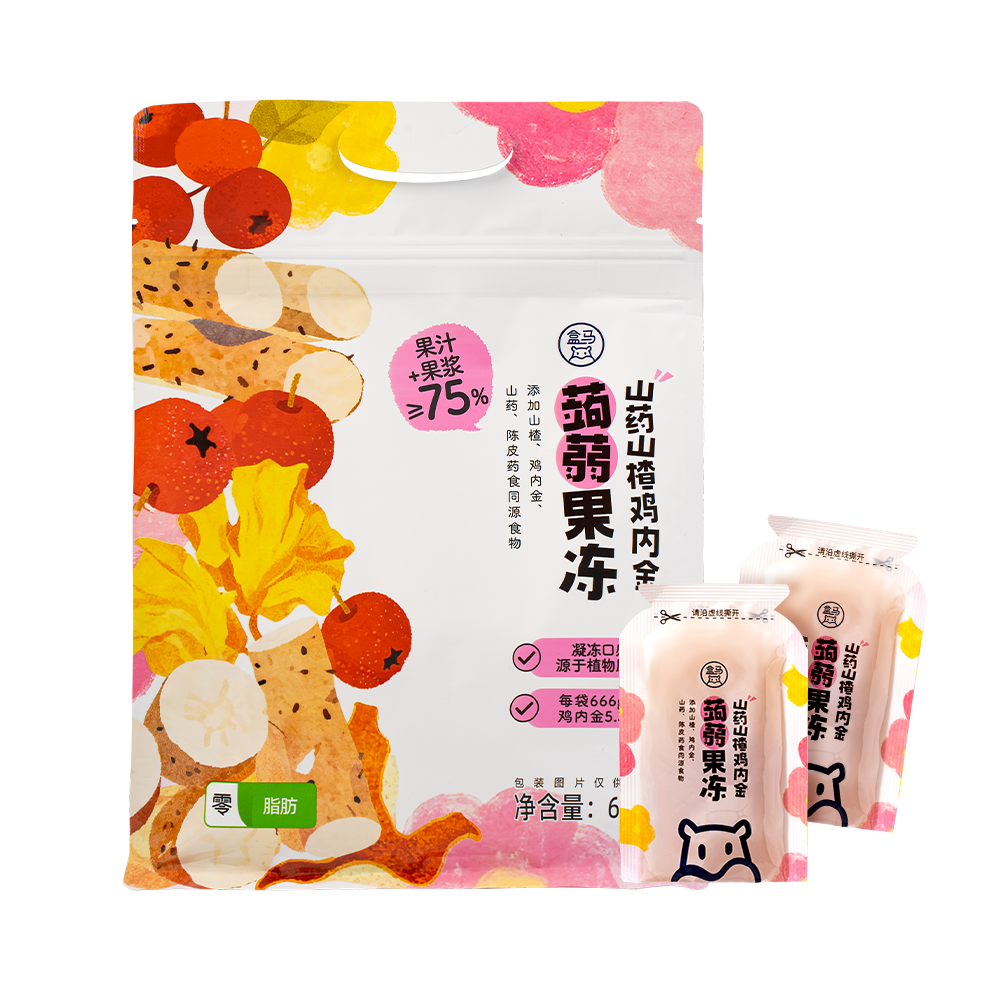 盒马 山药山楂鸡内金蒟蒻果冻 666g