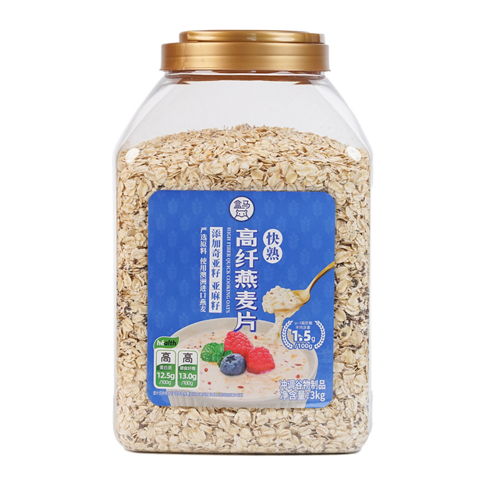 盒马 快熟高纤燕麦片 3kg