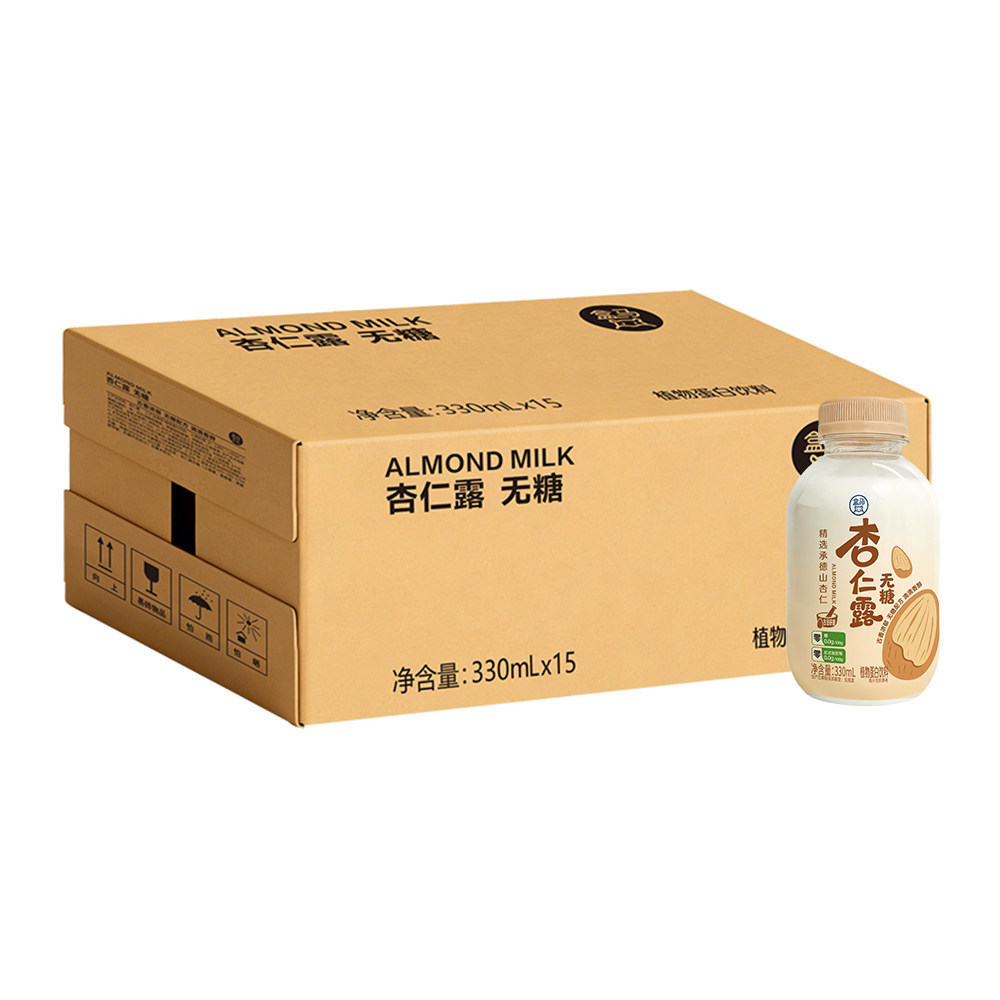 盒马 杏仁露无糖 330ml*15瓶图片