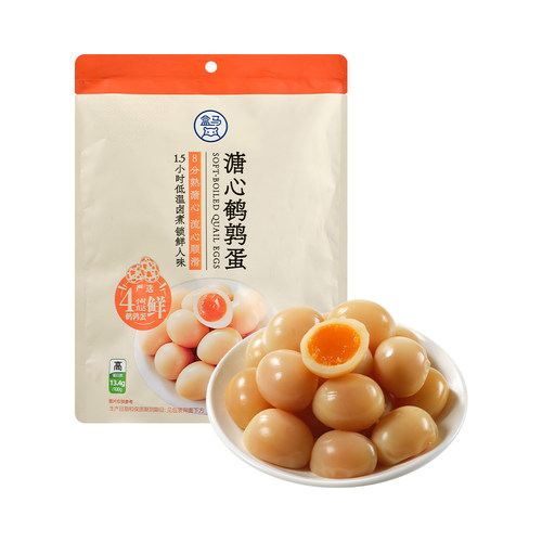盒马 溏心鹌鹑蛋 495g